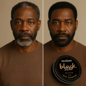 Savon pour cheveux noir MEN