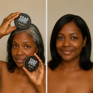 Savon pour cheveux noir women